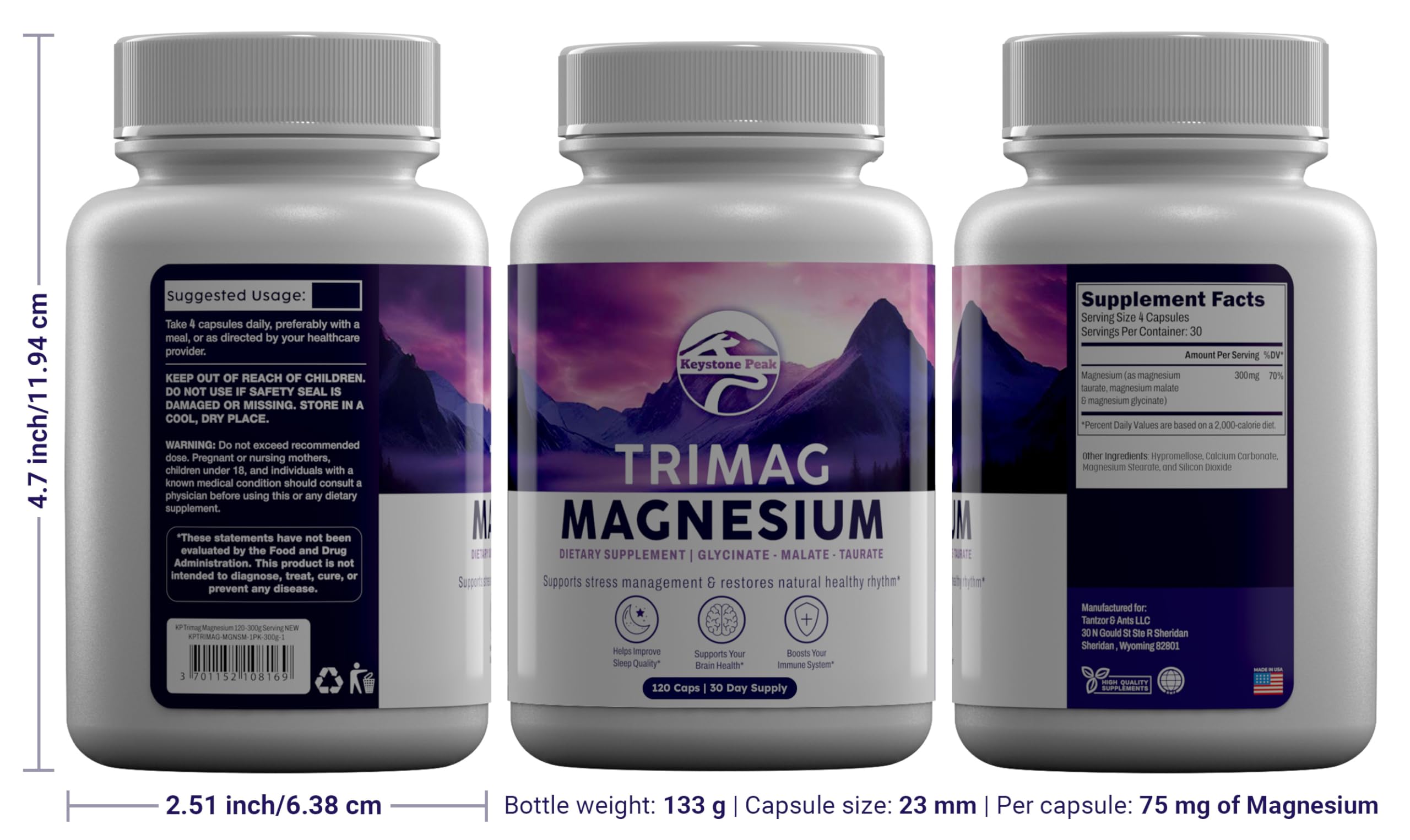 Keystone Peak – dosage personnalisable selon vos besoins.