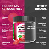 Gomme KGGCDD Céto ACV intégrée à un mode de vie actif pour soutenir l'énergie.