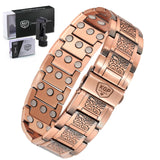KGP bracelet cuivre magnétique vintage vue d ensemble, allure élégante et confort potentiel.