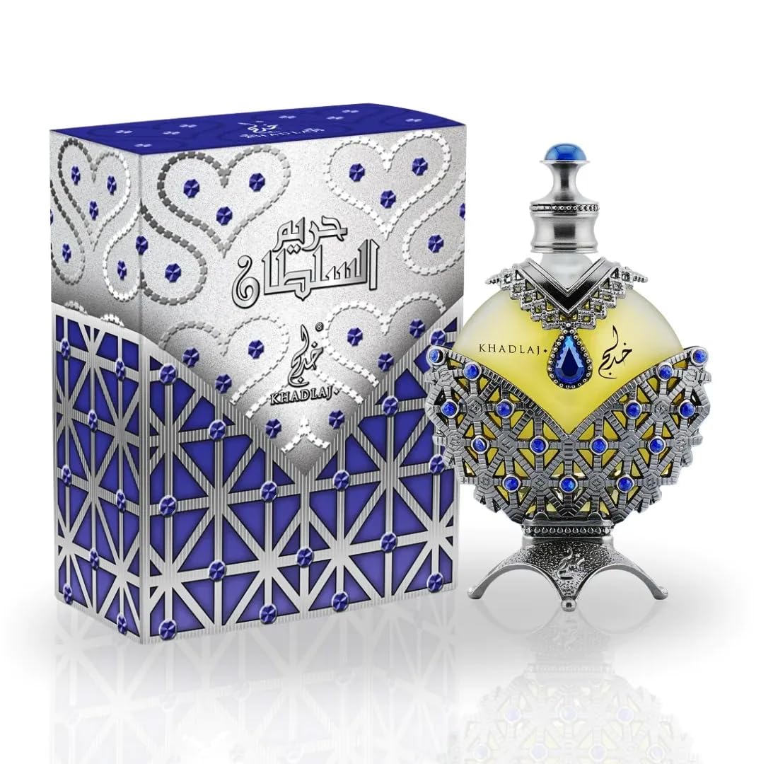 Khadlaj Hareem Al Sultan Blue — Application sensorielle pour une senteur durable.