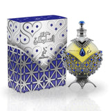 Khadlaj Hareem Al Sultan Blue — Application sensorielle pour une senteur durable.