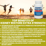Kidney Restore Emballage et étiquette – emballage clair pour vérifier les ingrédients.