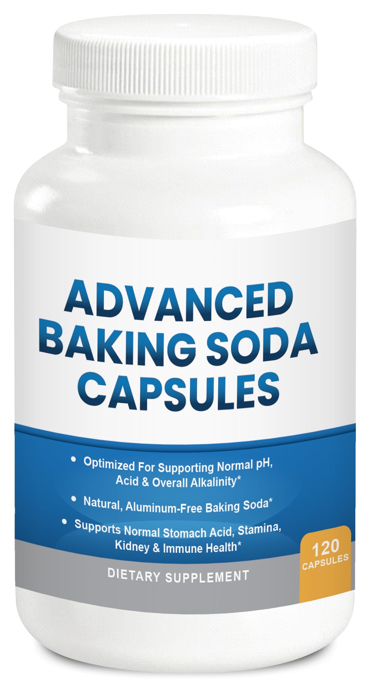 Kidney Restore emballage capsules alcalinisantes indiquant sans aluminium et nature biologique.