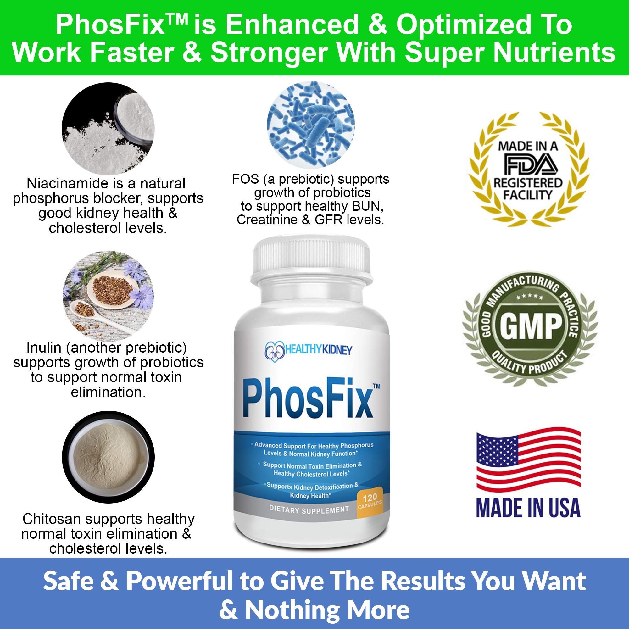 PhosFix Kidney Restore, étique produit claire facilitant le choix rénal.