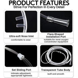 KIKEANG tube nasal adaptable pour concentrateur et routine quotidienne.