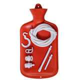 KIMANN Enema Sac rouge 2 quarts, prêt pour usage domestique et hygiénique.