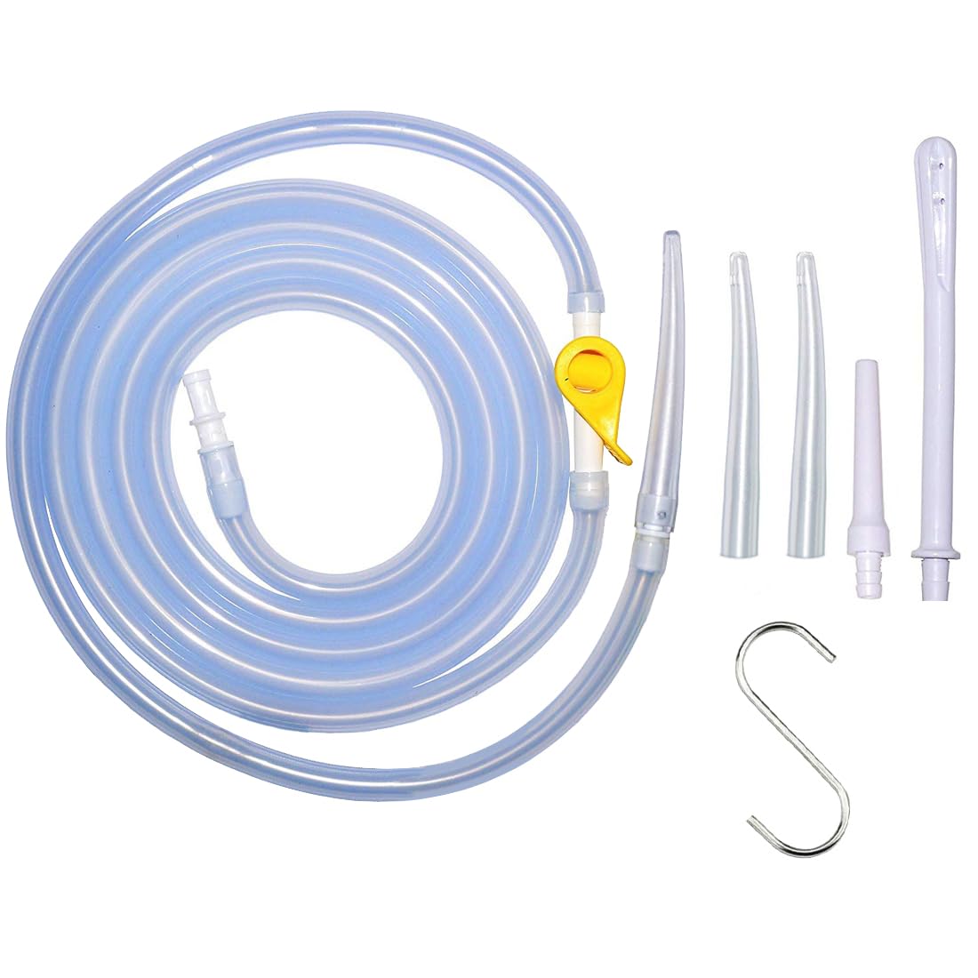 Tuyau en silicone Kimann de 6,5 pieds, longue durée et flexible.