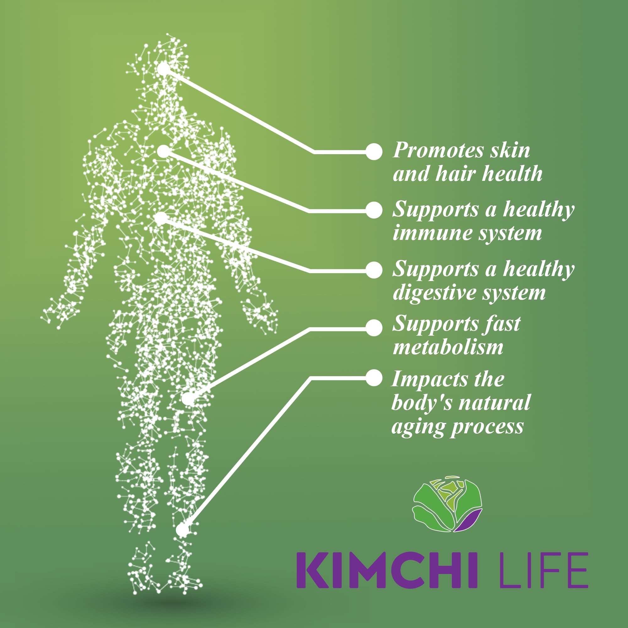 Kimchi Life, soin-peau-cheveux: soutien possible à une peau et des cheveux sains.