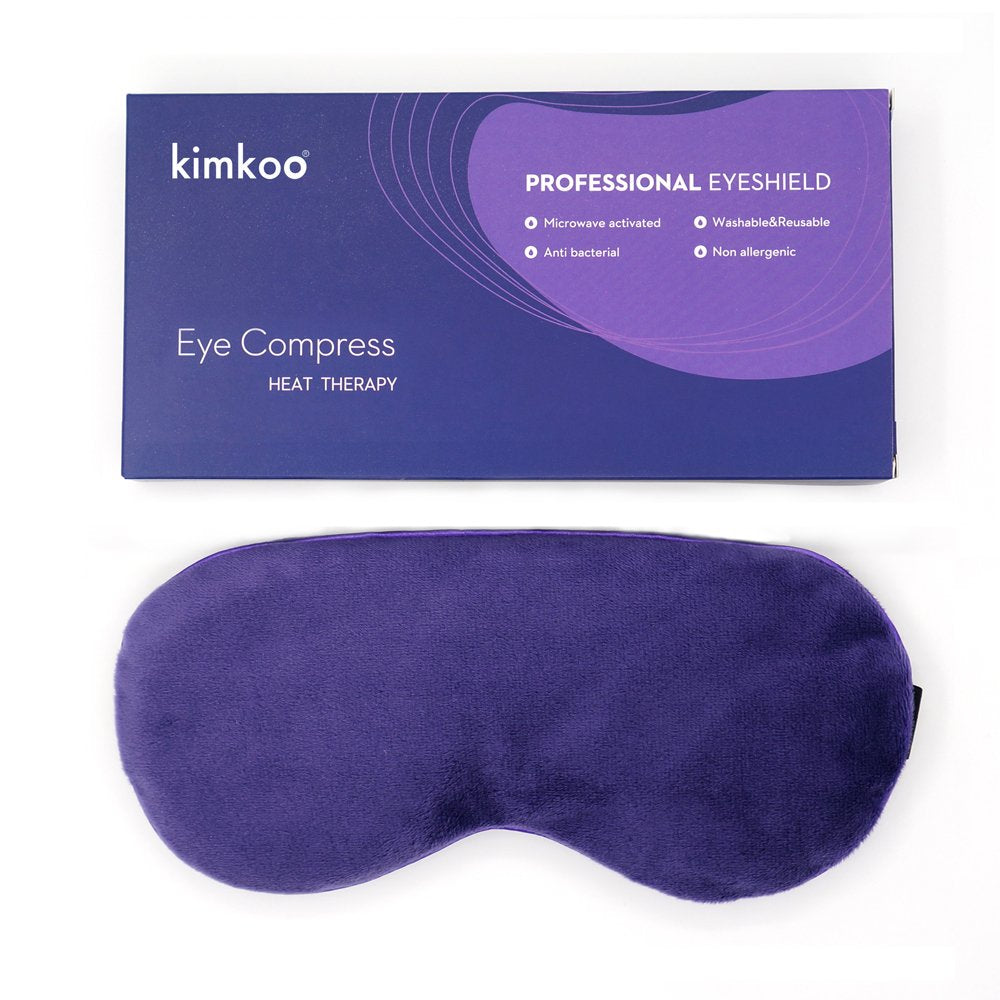Kimkoo masque yeux chaud au micro-ondes, confort pour relaxer les yeux.