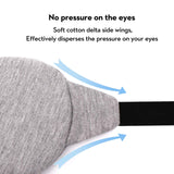 Kimkoo masque yeux avec étui pratique pour voyager léger.