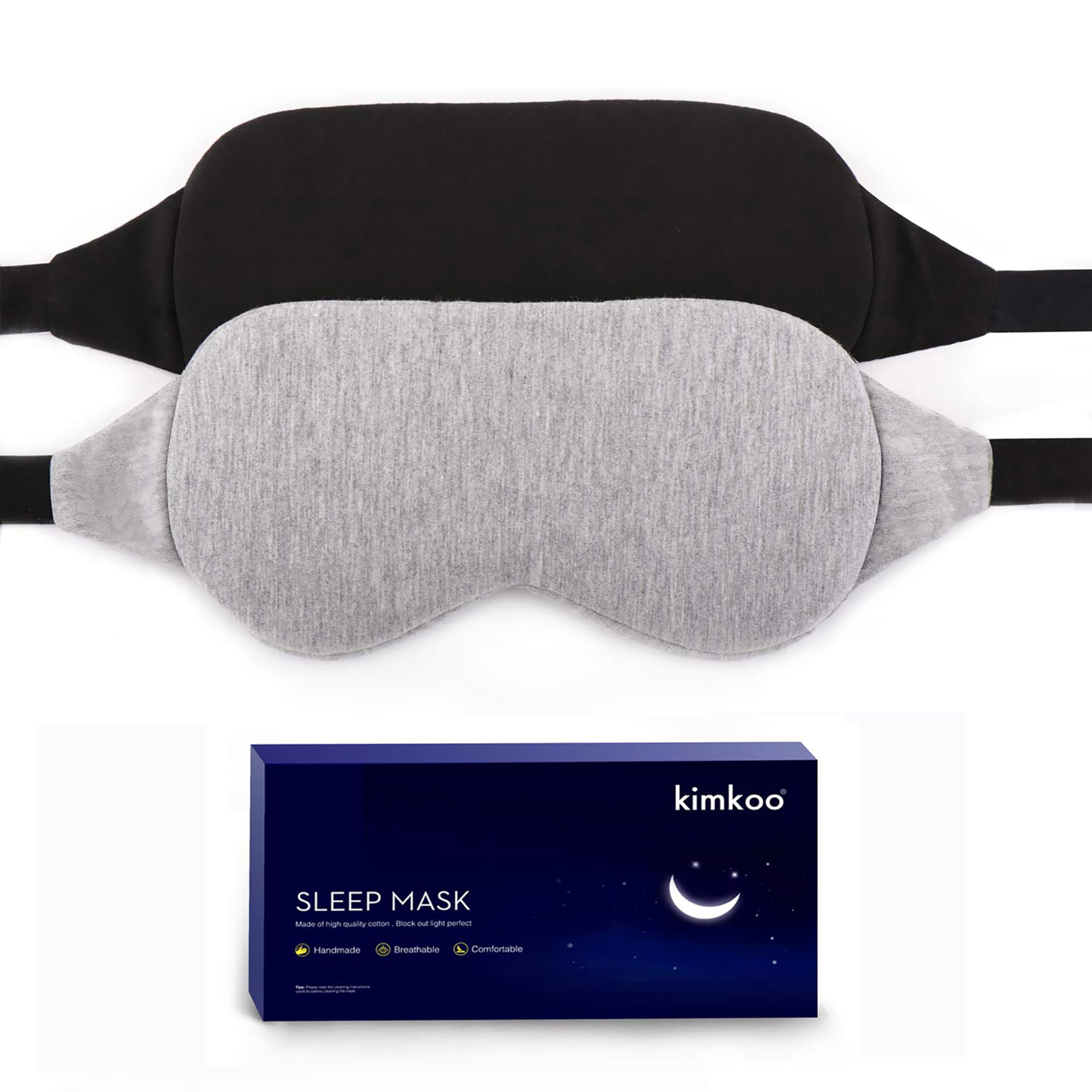 Kimkoo masque yeux Sommeil anti-lumière pour une nuit reposante.