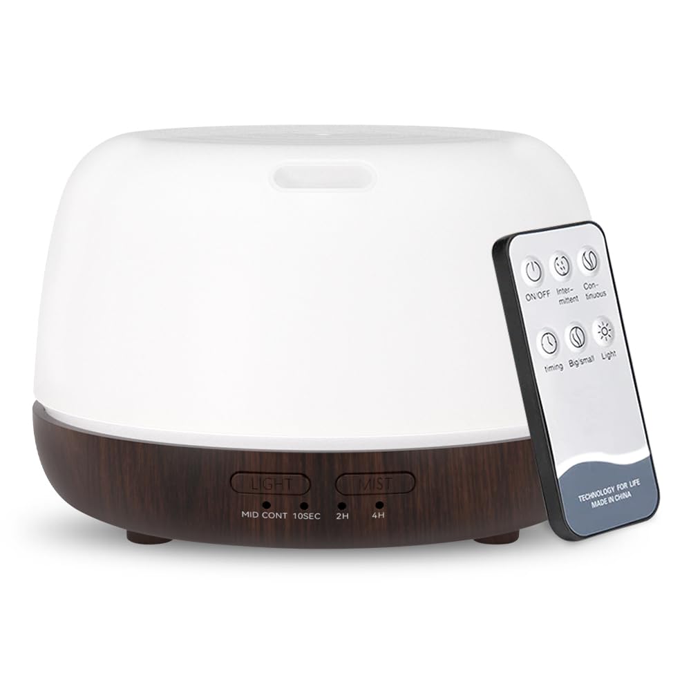 KIMWUVI diffuseur 300 ml, diffusion stable pour aromathérapie à domicile.