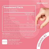 kindnature gommes b1, texture moelleuse et arôme fraise.