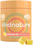 kindnature vitamine-b2 gummies flacon: dose quotidienne pratique.