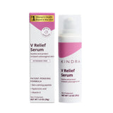 Kindra V Serum – application externe sur la zone vulvaire pour confort quotidien.