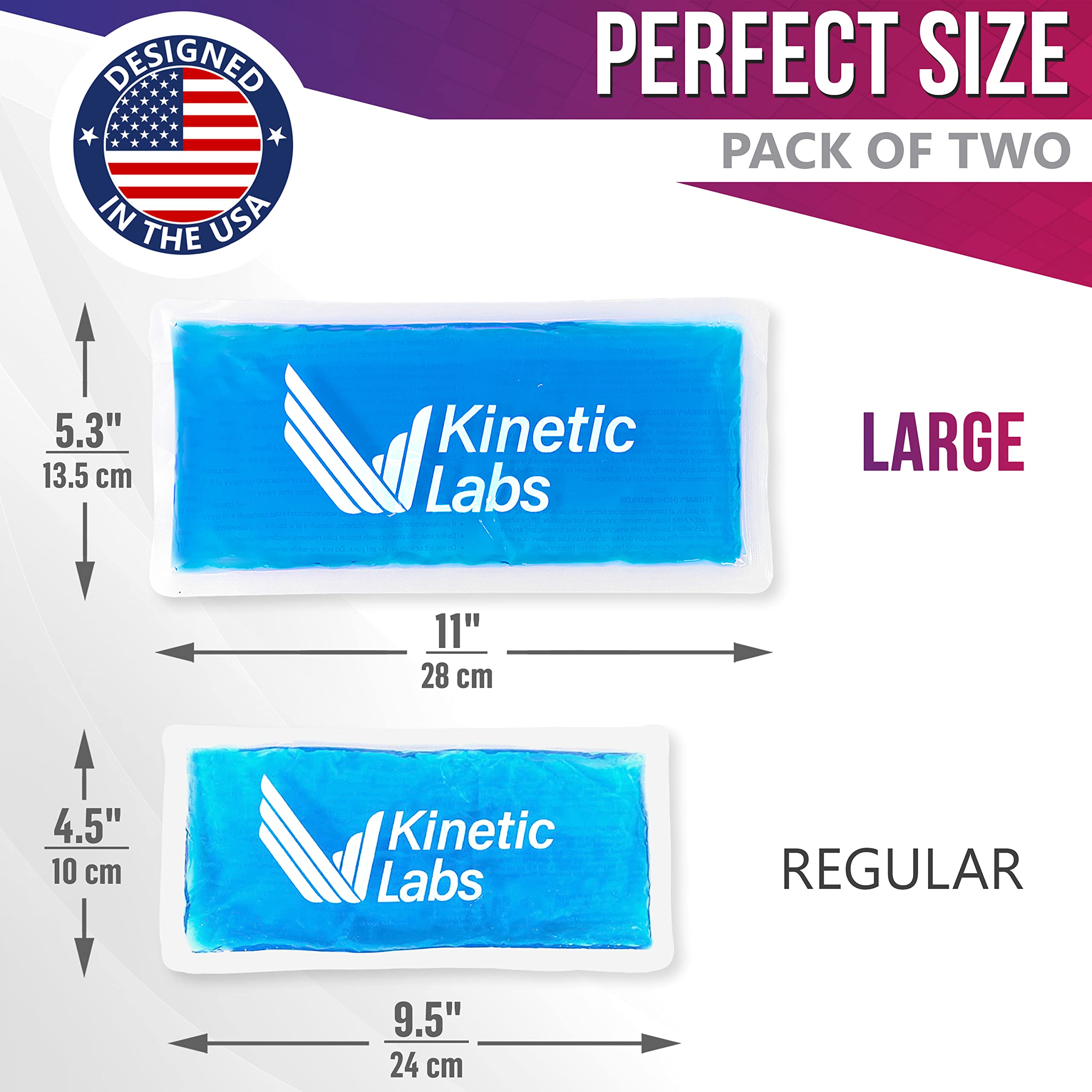 Kinetic Labs gel réutilisable pour épaule, récupération après effort