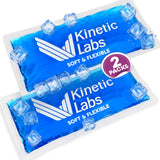Kinetic Labs Soft Ice Pack: flexibilité constante pour un refroidissement ciblé.