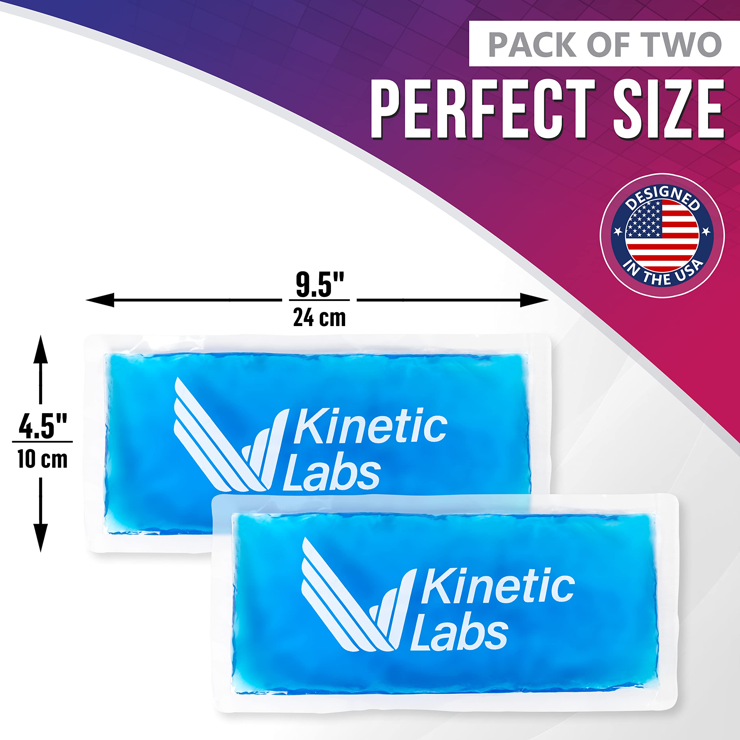 Kinetic Labs Soft Ice Pack: soutien des épaules lors d'un entraînement.