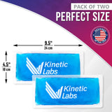 Kinetic Labs Soft Ice Pack: soutien des épaules lors d'un entraînement.