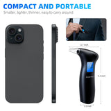Design compact pour le voyage avec le testeur d’alcool Kinetroni.
