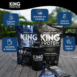 KING Protein : etiquette nutritionnelle claire et informative