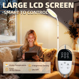 Lampe KingSom avec télécommande LCD pour régler rapidamente l’intensité et la couleur.