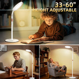 Lampe KingSom sans UV, lumière sûre pour des séances quotidiennes.