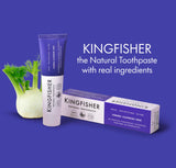 Arôme fenouil naturel du dentifrice Kingfisher, douceur et fraîcheur