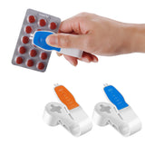 Kingmall extracteur pilules 2e génération avec compartiment, pratique et sûr pour rangement