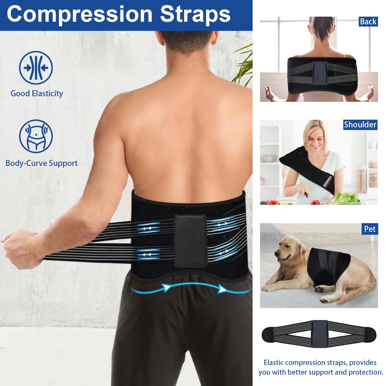 KingPavonini ceinture-design lombaire-ergo assure un contact optimal sur le dos.