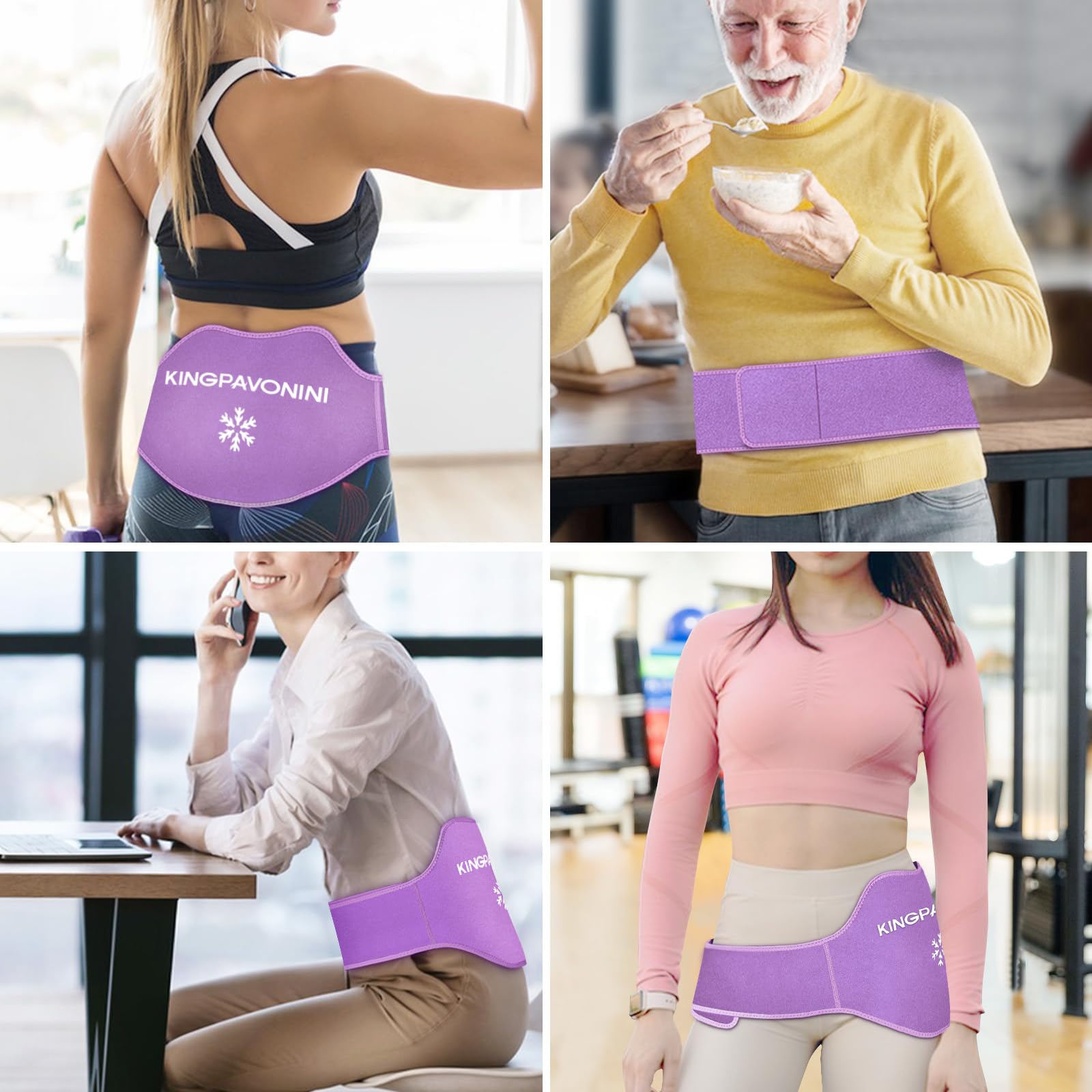 KingPavonini ceinture élastique respirante offre confort et mobilité