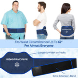 KingPavonini ceinture extension lombaire ajustable pour un maintien personnalisé.