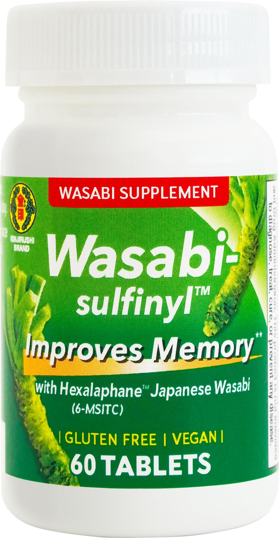 KINJIRUSHI BRAND Wasabi Sulfinyl – bouteille pratique pour une prise quotidienne