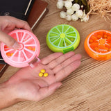 Kinmingzhu organiseur-pilules rotatif rose, rangement intelligent pour usage quotidien.