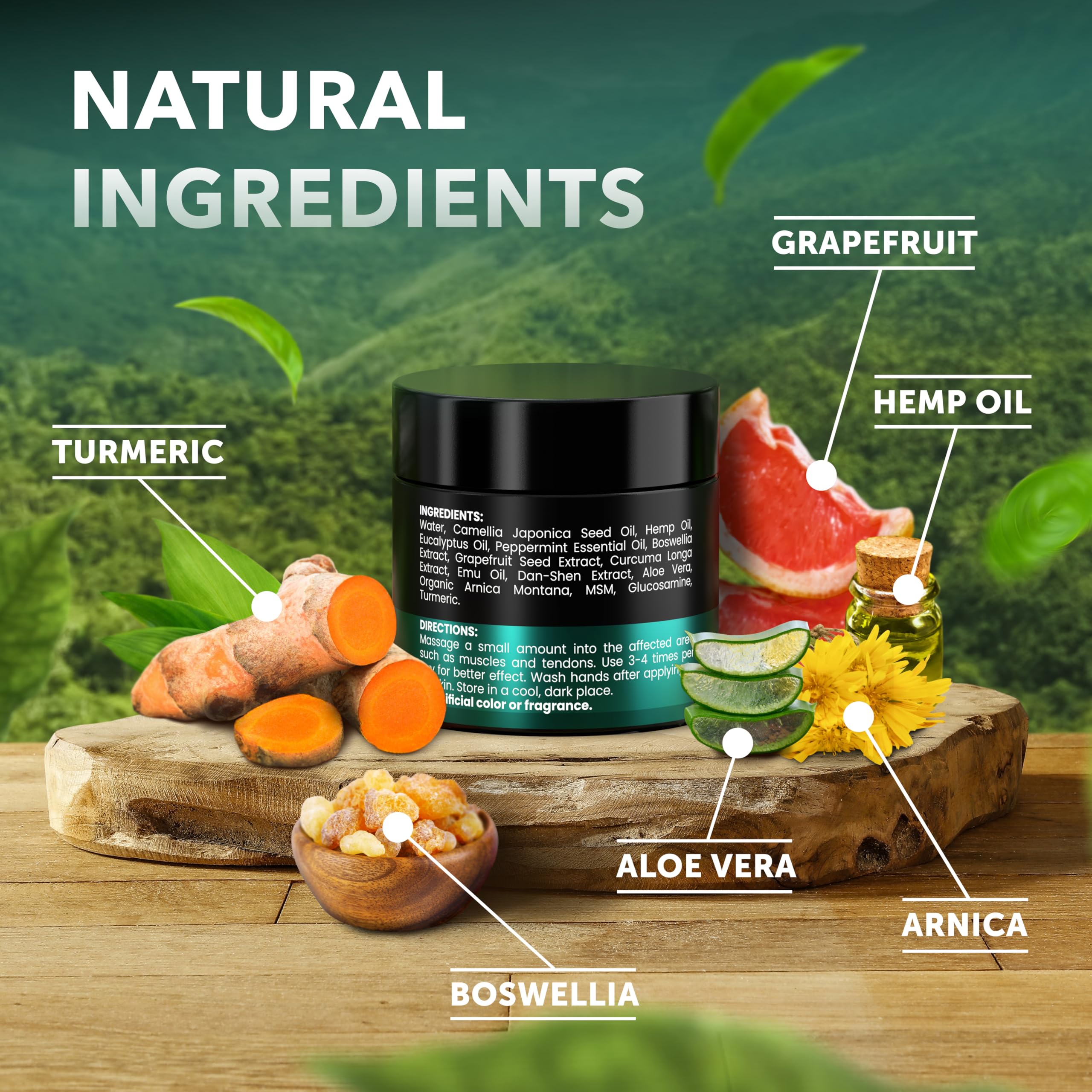 Kinpar Crème Gel actifs naturels: curcuma et arnica pour le soin quotidien