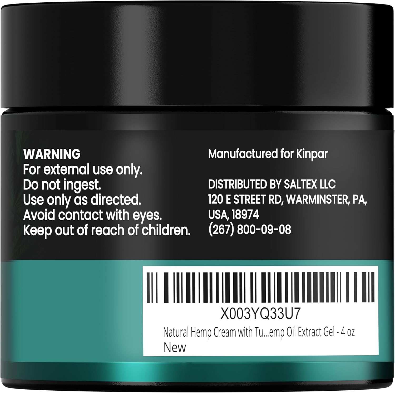 Kinpar Crème Gel effet refroidissant après application
