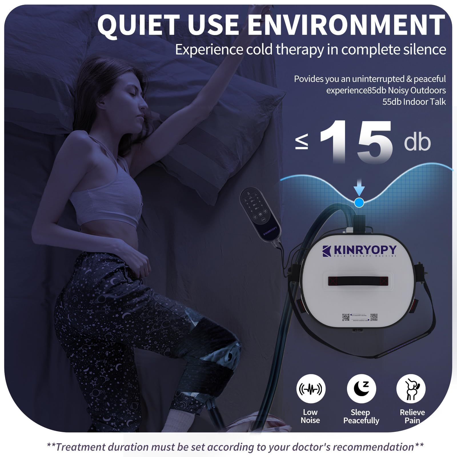 KINRYOPY coussin de compression ergonomique pour stabilité.