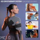 Kinryopy eponge glace epaule, adaptabilite et refroidissement pratique.