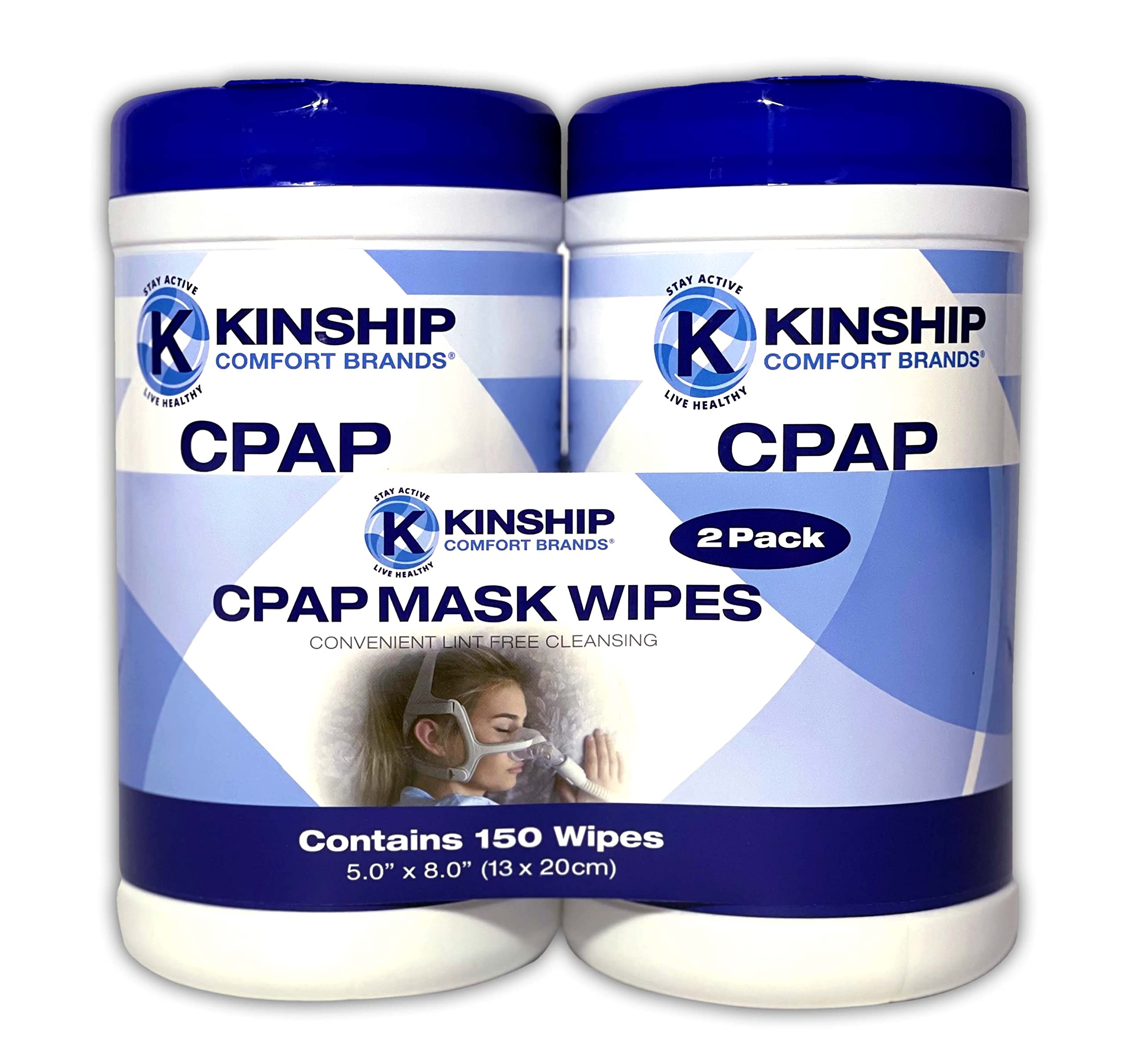Lingette Kinship Comfort pour masque CPAP, nettoie sans parfum et sans résidus