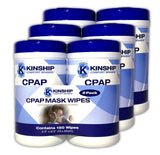 Kinship Comfort Brands, lingettes nettoyage masque CPAP pour entretien doux au quotidien.