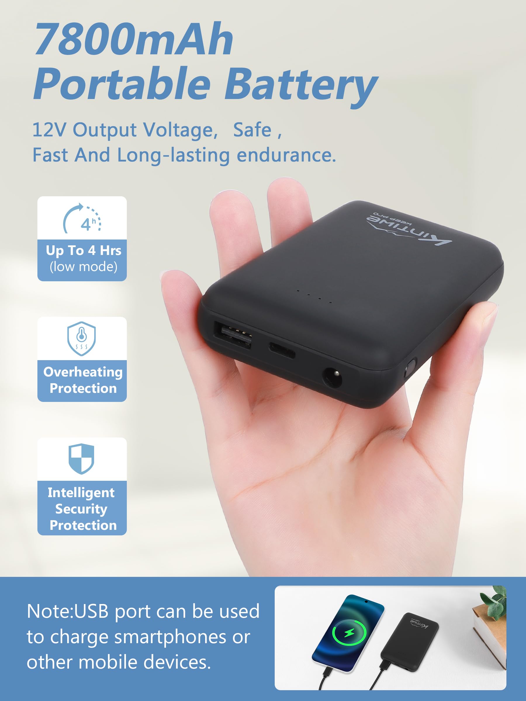 Kintiwe Pro design portable sans fil et léger.