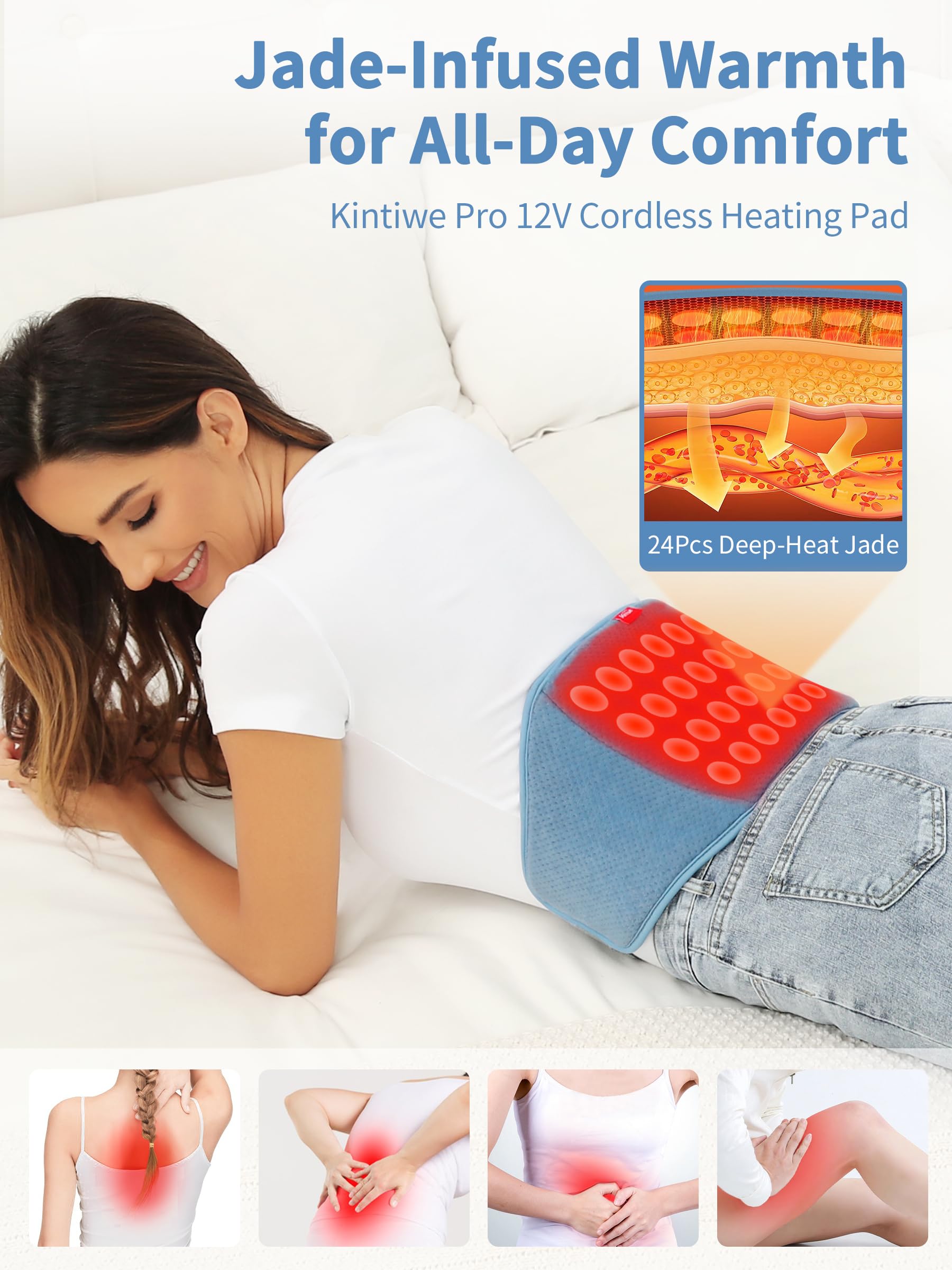 Kintiwe Pro activation rapide, chaleur prête en quelques secondes.
