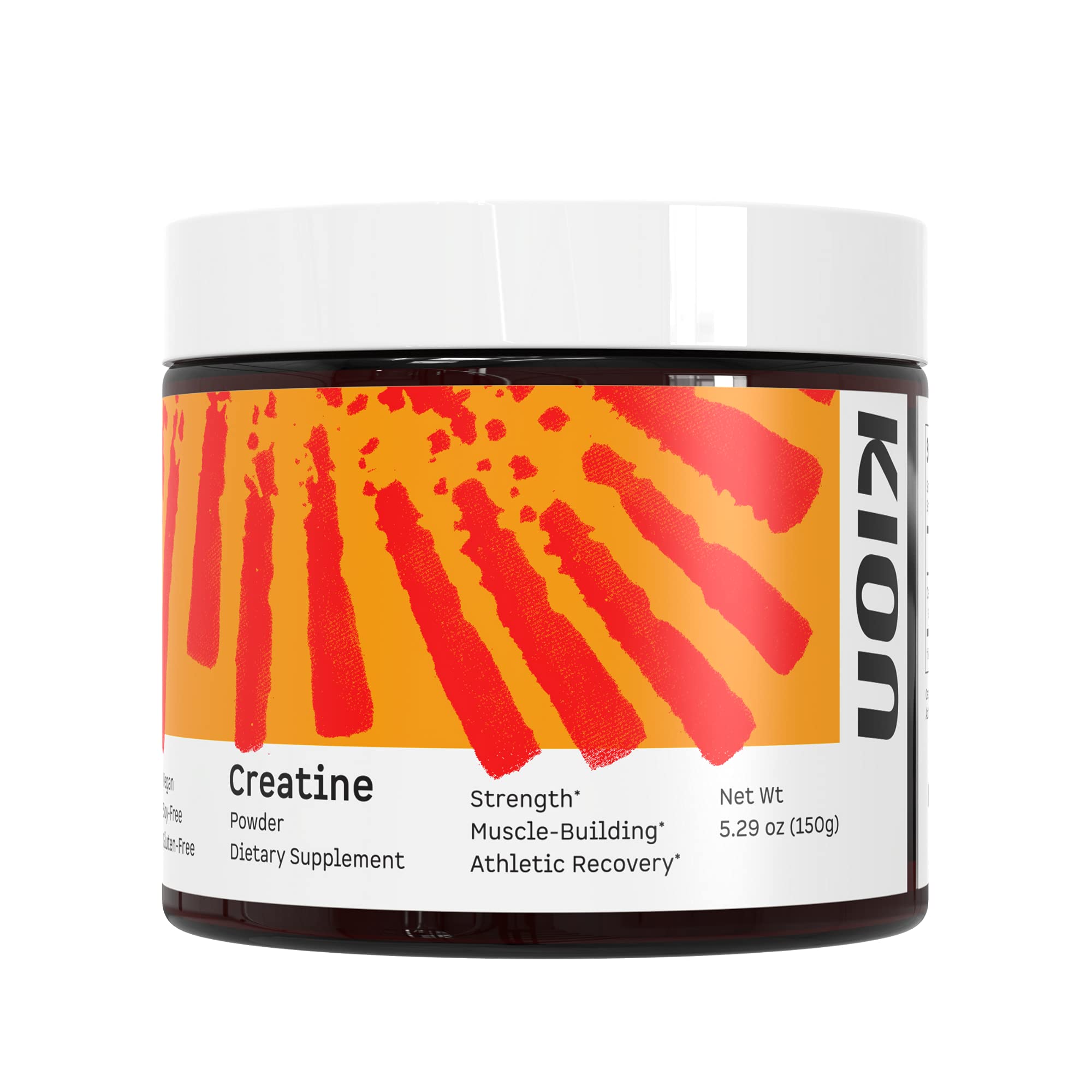 Bouteille Kion Creatine sur table prête à l'entraînement.