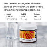 Cuillère-dose Kion Creatine prête à mesurer la dose idéale.