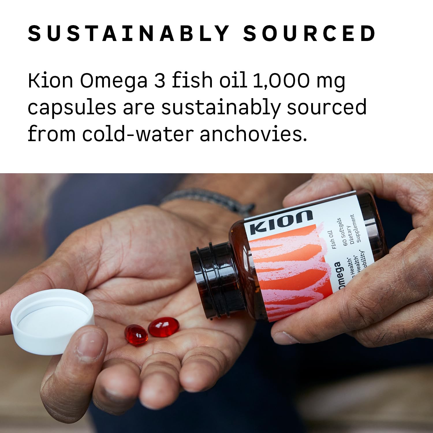 Kion Omega, EPA et DHA équilibrés par portion