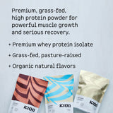 Kion proteine isolee doseur pratique pour portions quotidiennes.