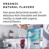 Kion proteine isolee etiquette nutrition claire et informative.