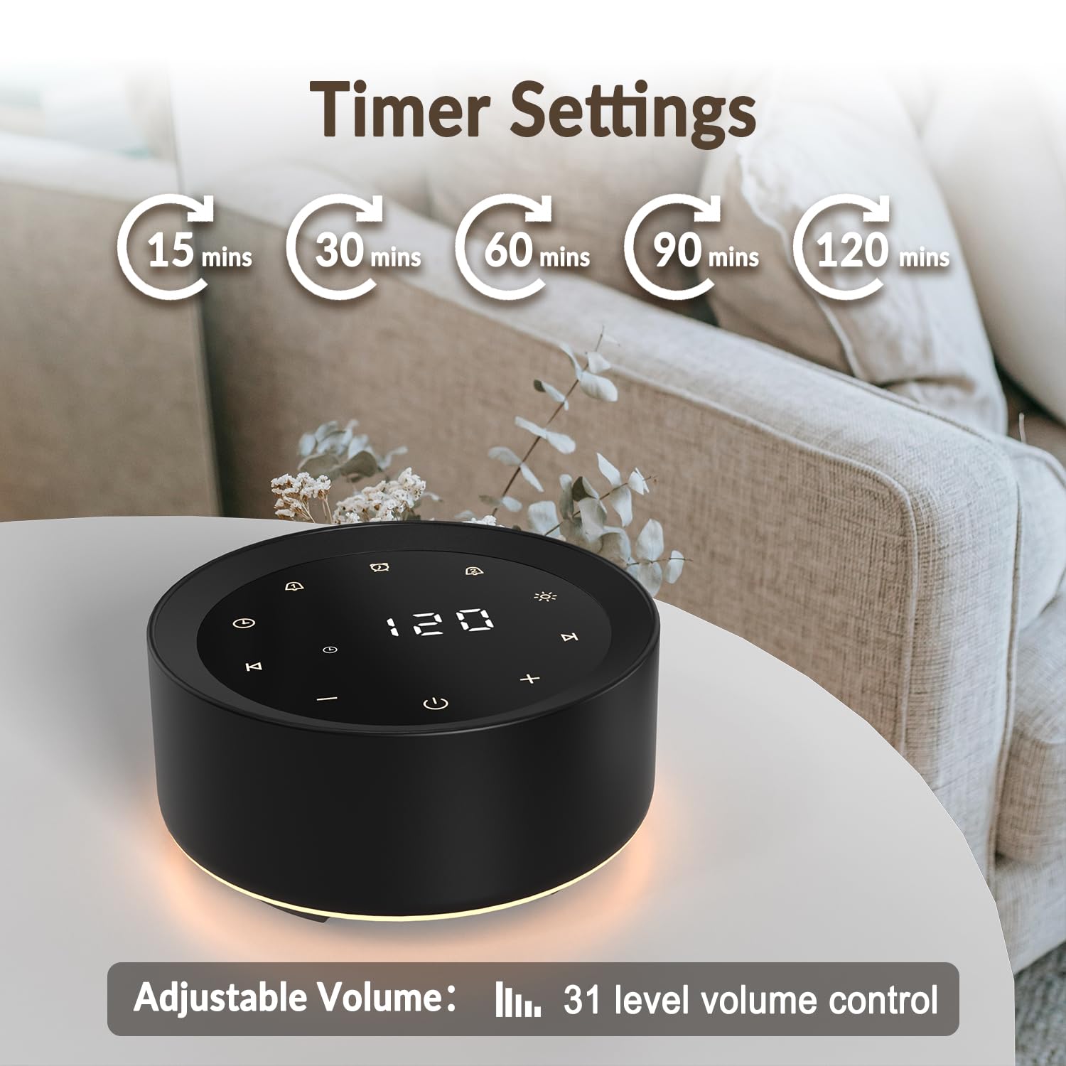 Kipcush minuterie sommeil 5 programmes pour automatiser l'arrêt.