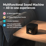 Kipcush Sleep Sound Machine avec bols tibétains pour une expérience sonore authentique.