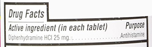 KIRKLAND Diphenhydramine 25 mg prise avec eau: utilisation pratique au quotidien.